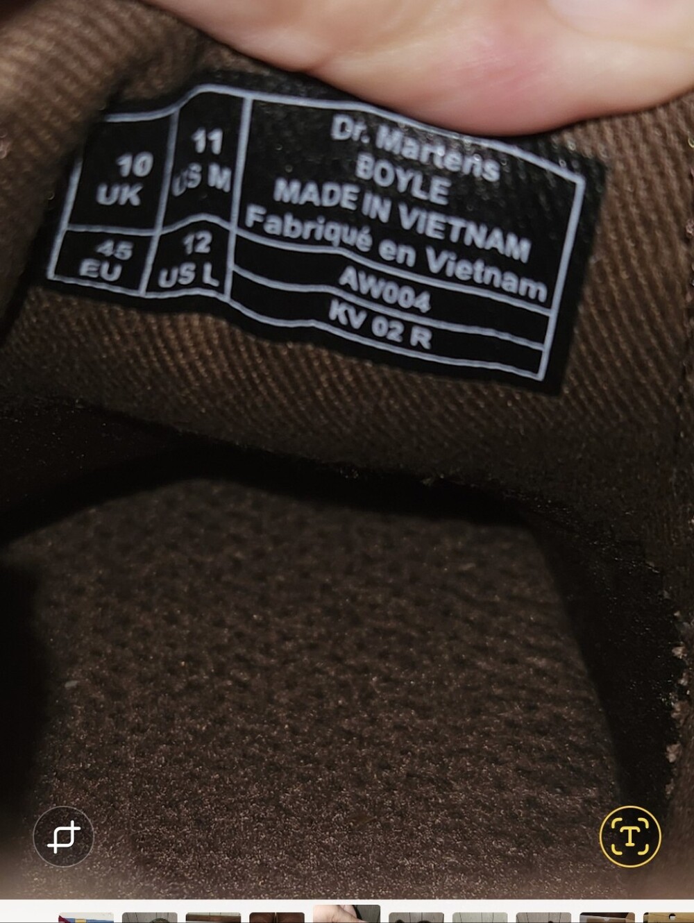 Dr. Martens Boyle Grizzly Leather Slip On Shoes - Picture 8 of 8